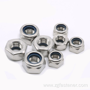 Carbon steel DIN985 Nylon insert lock nut